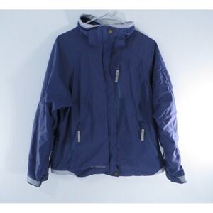 Columbia Core Interchange Omni-Tech Women's Blue Full Zip Jacket Size Medium